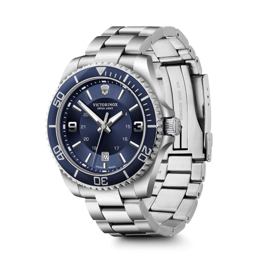 reloj para hombre maverick large acero inoxidable victorinox