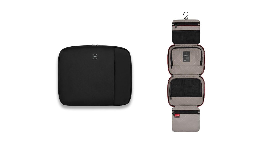 neceser travel essentials hanging toiletry bag victorinox