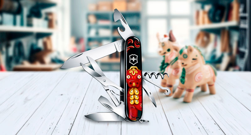 Navaja artesanias del peru victorinox torito de pucara