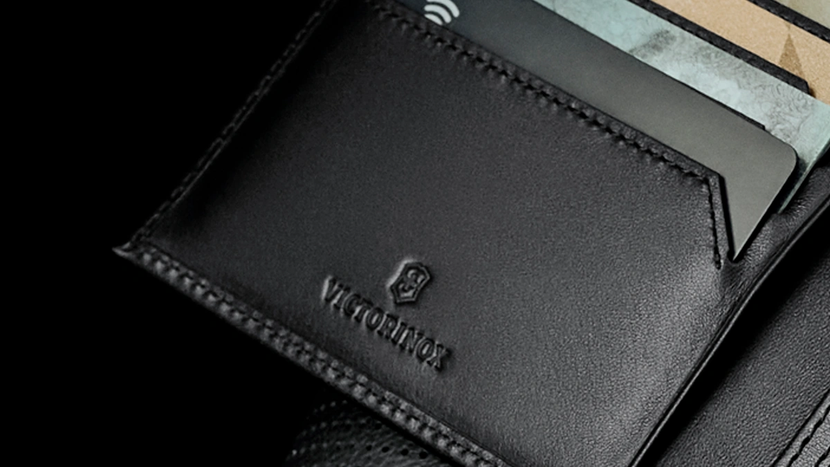 Billetera de cuero Victorinox